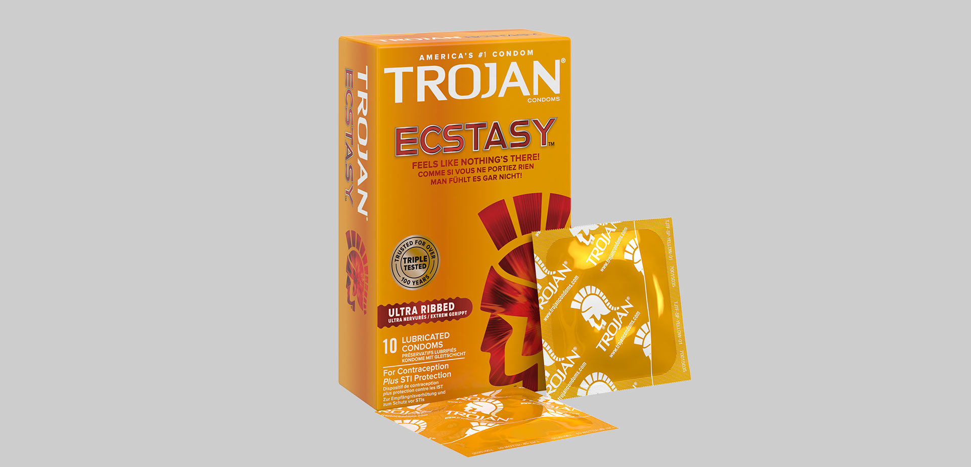 Ультра ребристые презервативы Trojan