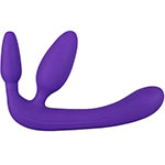 Фиолетовый анально-вагинальный страпон Orion You2Toys Triple Teaser