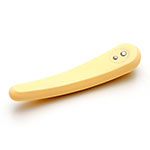 Фото светло желтого вибростимулятора Iroha Mikazuki в стиле минимализм